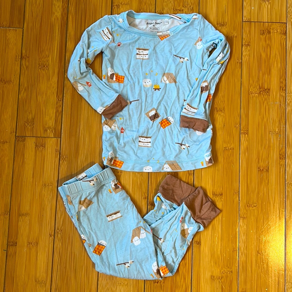 Angel Dear pjs with camping print